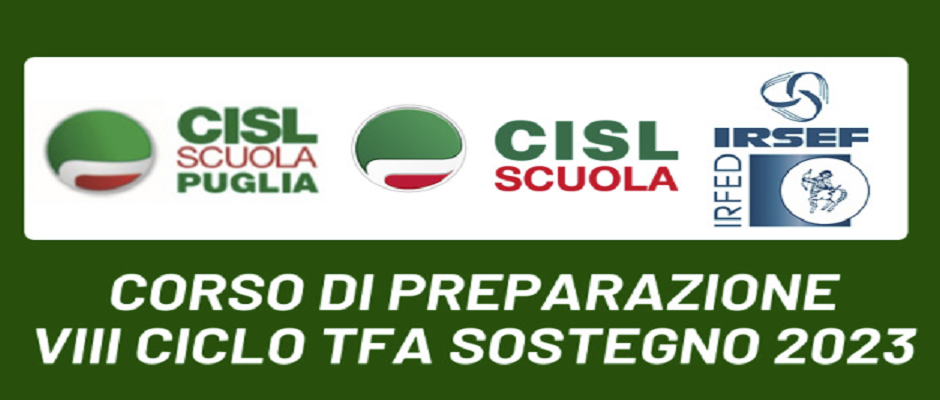 Corso di preparazione alle prove di accesso all'VIII ciclo di TFA per il sostegno